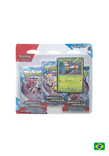 BLISTER TRIPLO POKEMON SCRAGGY AMIGOS DE JORNADA